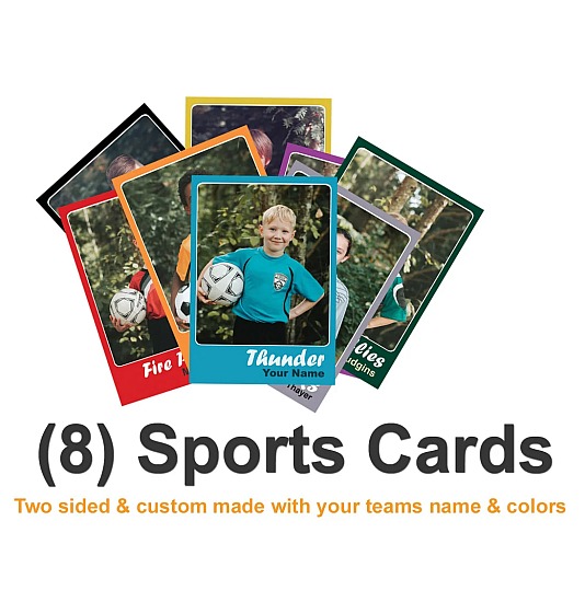 Individual Portrait - (8) Sports Cards
